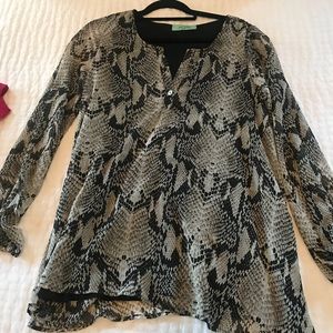 Karlie python snake skin tunic